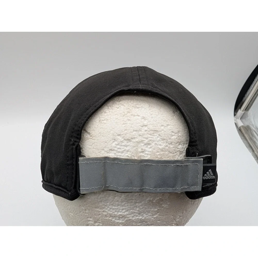 Adidas Aeroready Running Hat Black Reflective Adjustable Training Cap RN 90288